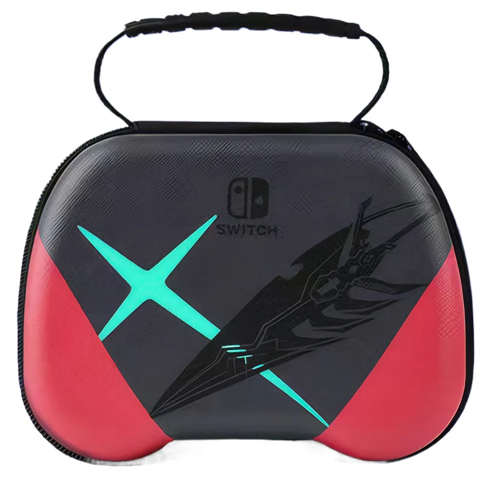 Carrying Case for Xbox ONE S/X - EVA Portable Storage Bag with Handle, Shockproof Protective Case for PS5/PS4/PS3 & NS Switch Pro