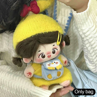 Labubu 15–17cm Doll Backpack – Handmade BJD Doll Bag & Clothing Accessory