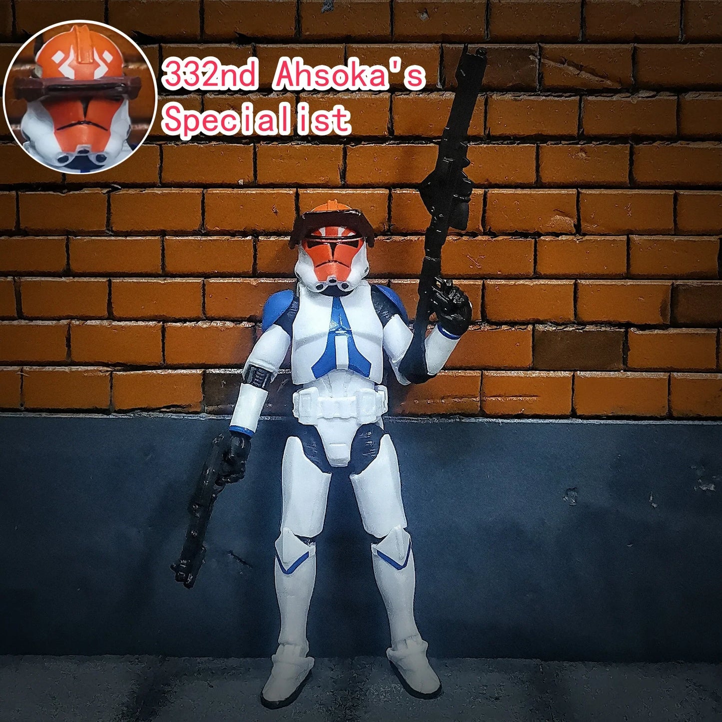 Star Wars 3.75" Clone Trooper Action Figure — 1/18 501st & 187th Legion REX ARF P1/P2 Toy Model