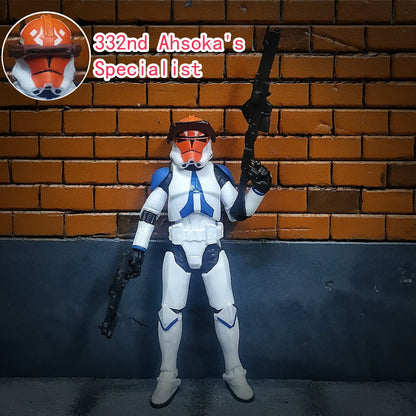 Star Wars 3.75" Clone Trooper Action Figure — 1/18 501st & 187th Legion REX ARF P1/P2 Toy Model