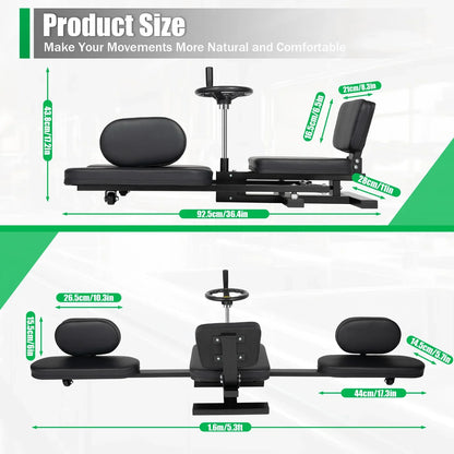 Leg Stretcher 3-Bar Leg Spreader – Heavy Duty Leg Split Machine for Flexibility & Stretching
