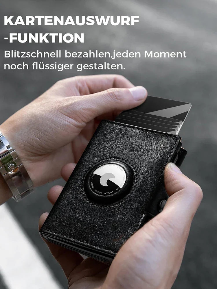 RFID Blocker Wallet for Men – Wallet with Coin Pocket & Airtag Holder