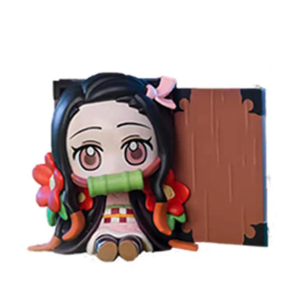 Demon Slayer Tanjiro & Nezuko Figure Blind Box – Anime Cartoon Statue Model Ornament, Creative Surprise Gift