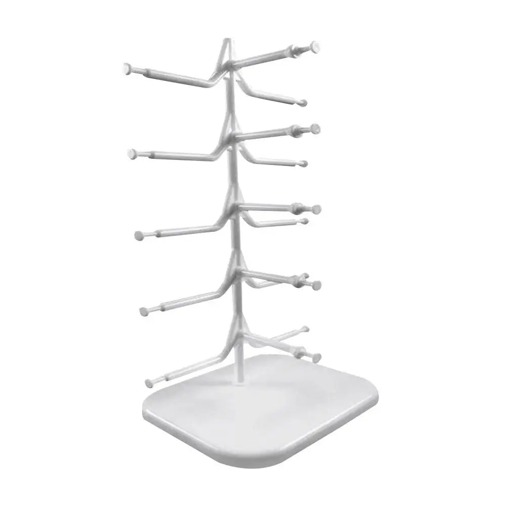 5/10 Pairs Glasses Display Stand – 5-Layer Sunglasses & Eyewear Organizer Rack, Space-Saving Frame Holder Tray