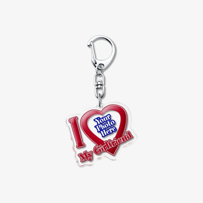 Couple Keychain Set – Custom “I Love My Boyfriend/Girlfriend” Keychains, Valentine’s Gift for Him & Her