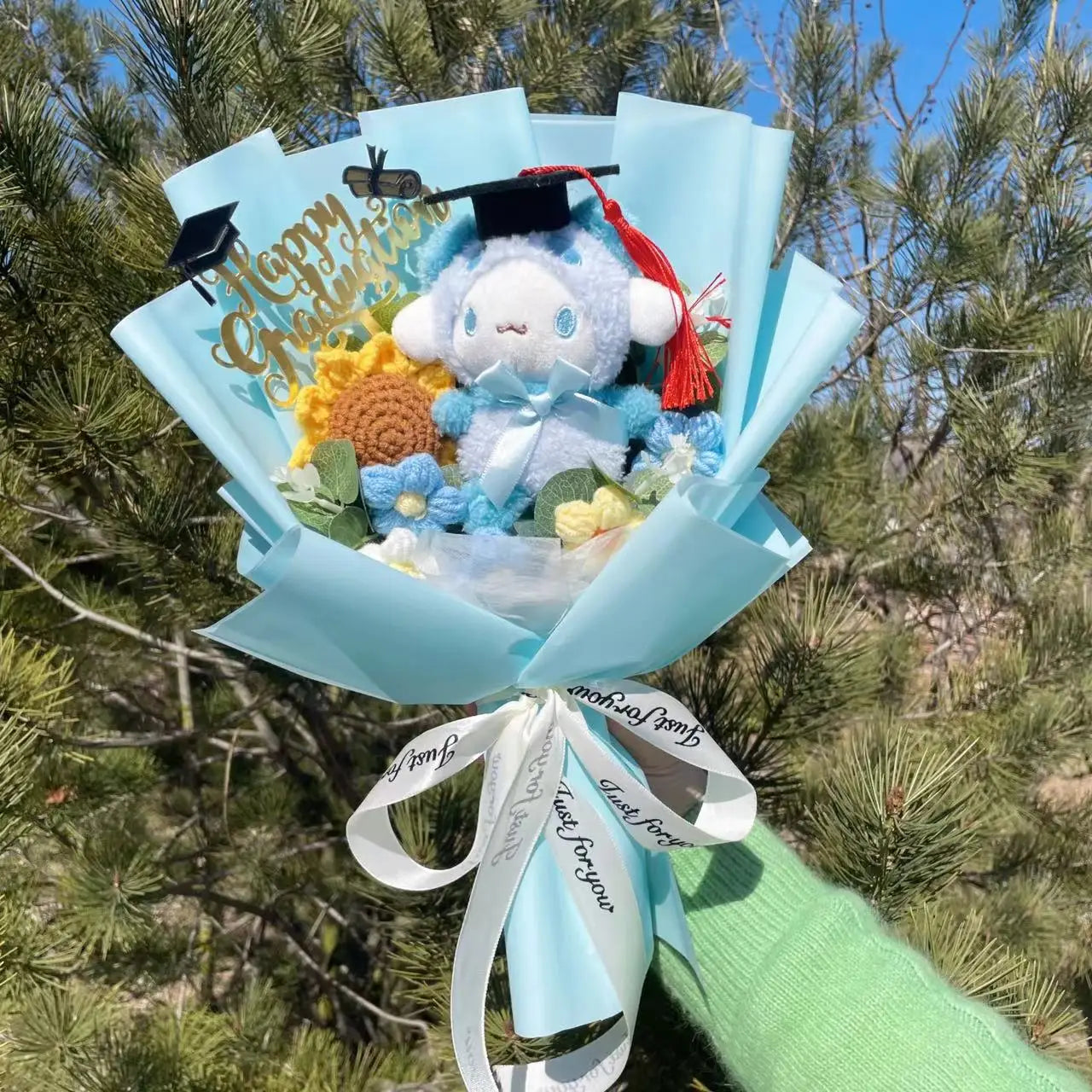Anime Series Plush Toy Bouquet — Children’s Day, Birthday, Valentine’s & Graduation Gifts