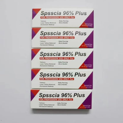 New Spsscia 96% Tattoo Numbing Cream 10g – Pre-Microblading Eyebrow & Lip Permanent Makeup Care Cream