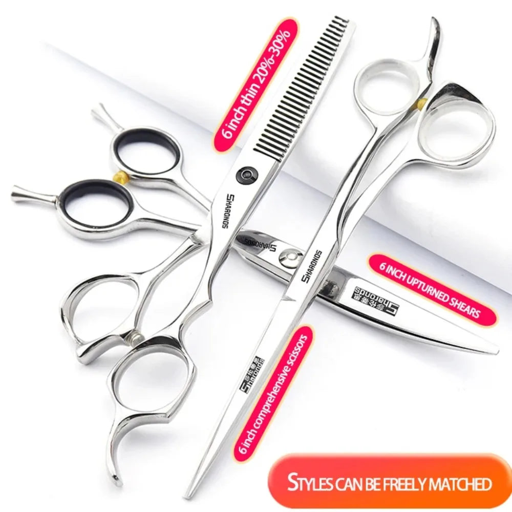 SHARONDS Professional Hairdressing Scissors – 440C Japanese Steel Barber Shears for Salon & Home Use