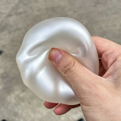 Moldable Pearl Coconut Oil Squishy Toy - Slow-Rising Sensory Stress Relief Ball