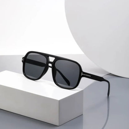 Trendy T-Shaped Large Frame Women's Sunglasses – High End Pilot Style for Street Photography and Hip Hop