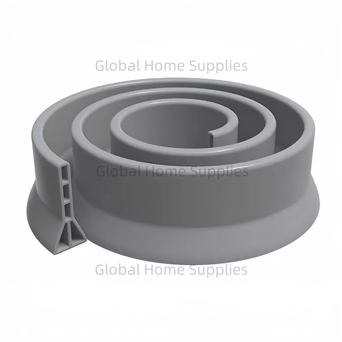 Upgraded 4” / 10cm Collapsible Shower Threshold Water Dam – Bathroom Barrier for Dry & Wet Separation