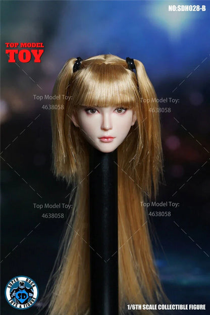 SUPER DUCK 1/6 Scale Beauty Head Sculpt — SDH018/024/027/028/030/032/042 for 12" TBL PH JO Action Figures