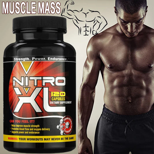 Nitro XL Nitrogen Booster – 120 Capsules for Muscle Growth & Endurance