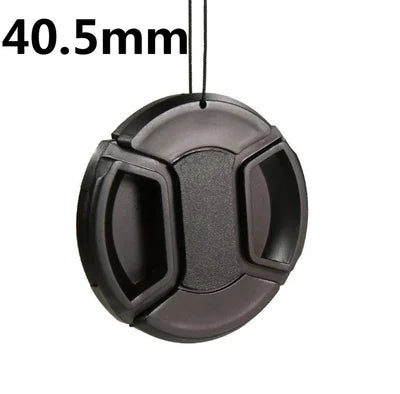 Camera Lens Cap Holder Cover — Fits Canon, Nikon, Sony, Olympus, Fuji, Lumix (37-95mm)
