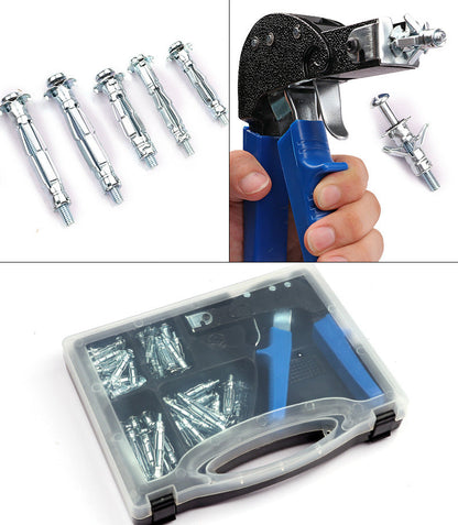 Hollow Wall Anchor Fixing Gun — Molly Bolt & Plasterboard Screw Installation Tool