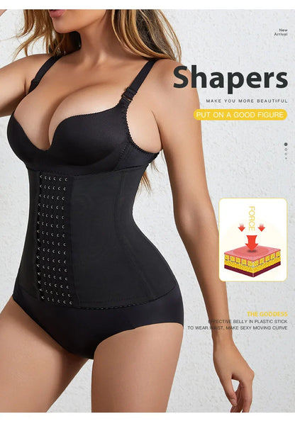 Women’s Slimming Waist Trainer Belt — Tummy Control Body Shaper, Fat Compression Girdle & Firm Corset Shapewear