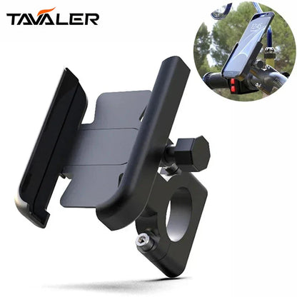 M1 Aluminum Alloy Motorcycle & Bicycle Phone Holder – Electric Vehicle Navigation Mount for Riding