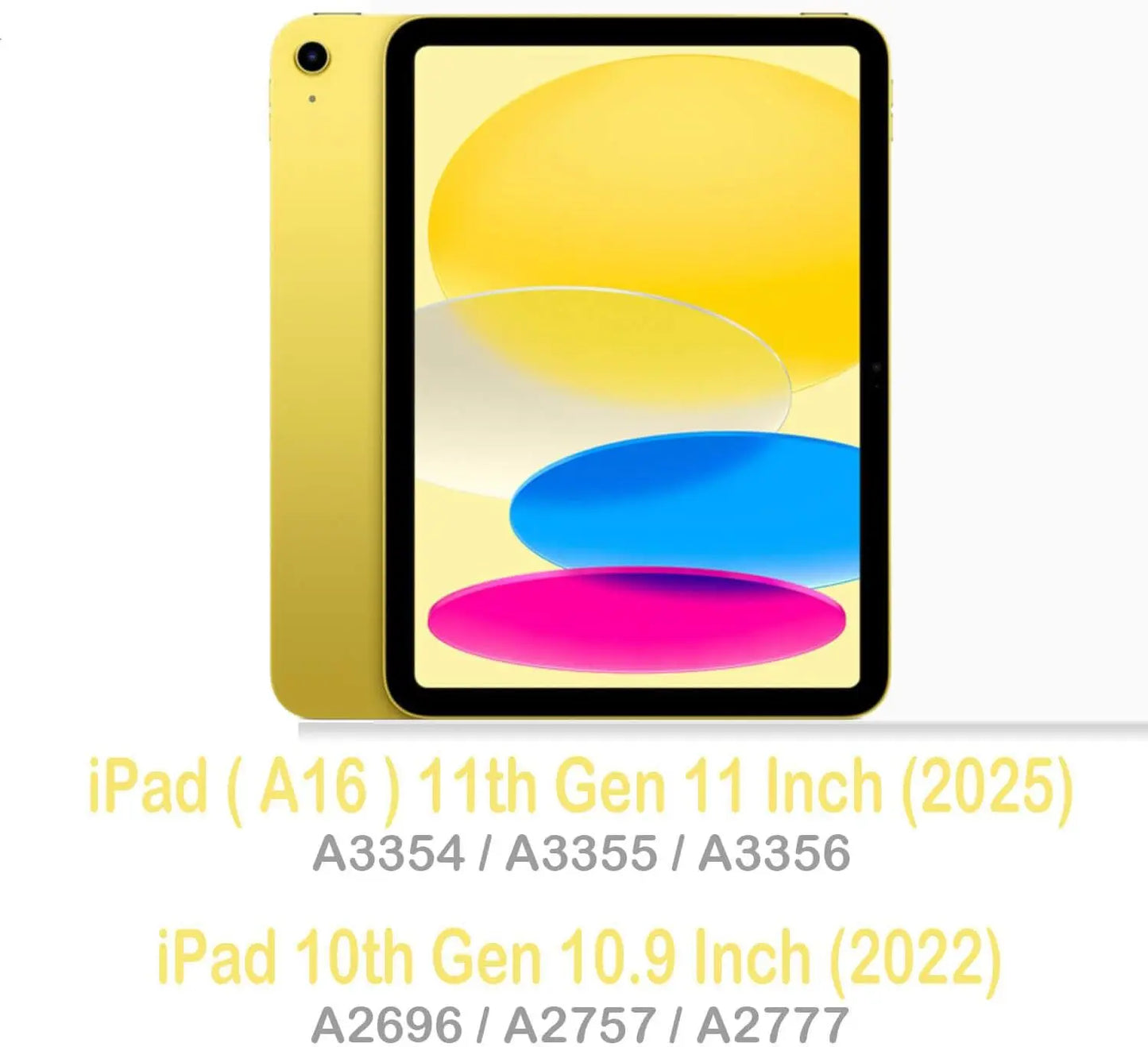 iPad 10th & 11th Gen Case 2022 – Hybrid Slim Tri-Fold Stand Cover with Pencil Holder, Protective Tablet Case