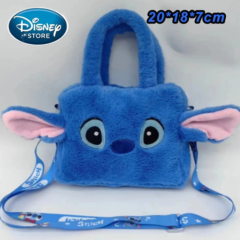 Disney Stitch Plush Backpack – Large-Capacity Cartoon School Bag for Kids & Kindergarten Gift
