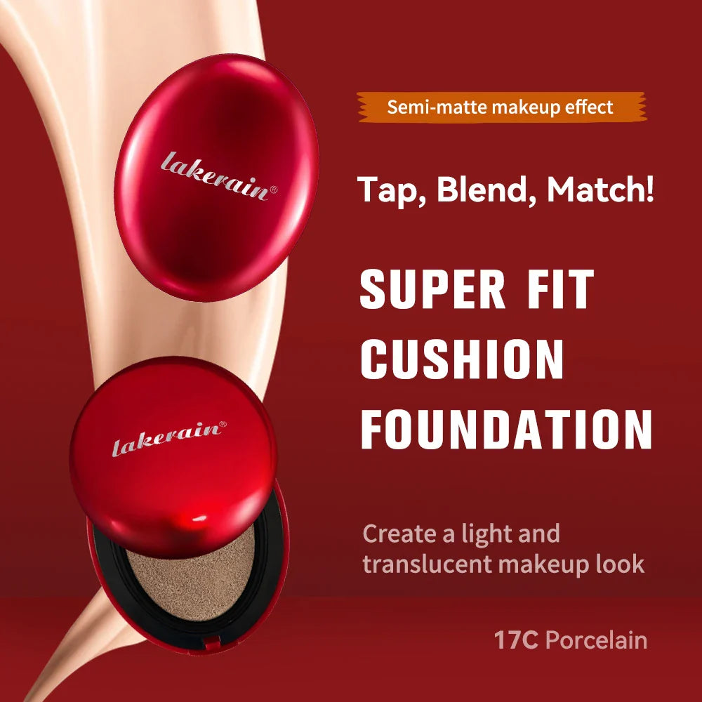 Sunscreen Cushion Foundation – Full Coverage, Waterproof & Long-Lasting Concealer Makeup