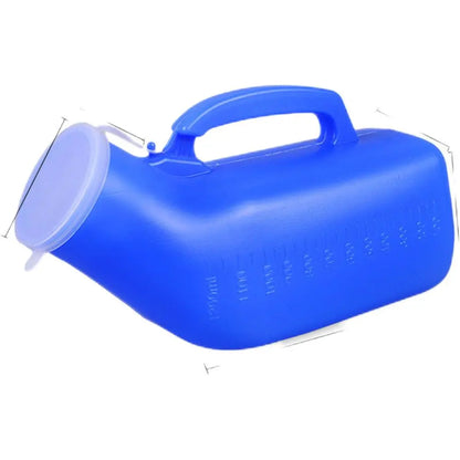 Portable 1200ml Men's Travel Urinal: Car, Camp, and Disability Urine Pee Bottle with Handle - Mobile Urinary Solution