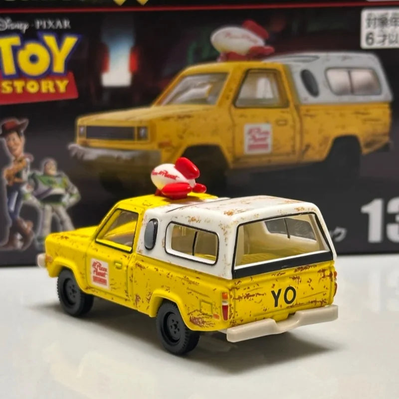 Takara Tomy Tomica Premium Unlimited 13 Pizza Planet Delivery Truck - Disney Pixar Alloy Diecast Model Car Toy Gift