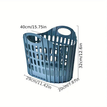 Modern Foldable Laundry Hamper – High-Capacity Portable Clothes Organizer, Durable Laundry Basket for Home & Bathroom