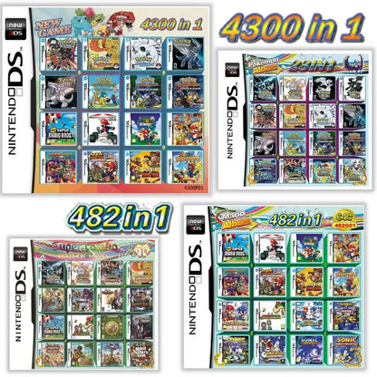 4300-in-1 Compilation DS/NDS/3DS/NDSL Game Cartridge – R4 Video Game Handheld Player