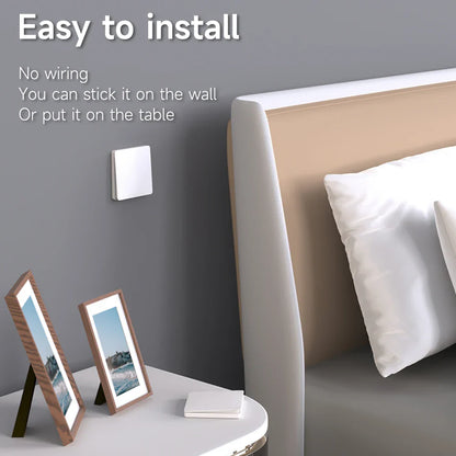 Lunzo RF 433 Self-Powered Wireless Light Switch – 1 Gang, No Battery, Waterproof Remote Control