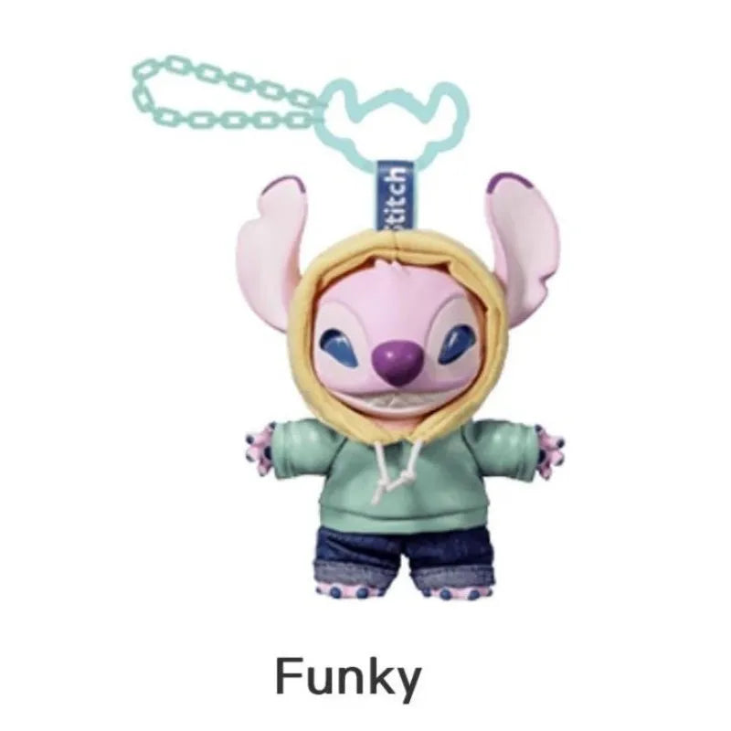 Miniso Disney Stitch Gen Z Street Series Blind Box – Vinyl Figure Pendant & Bag Charm Gift