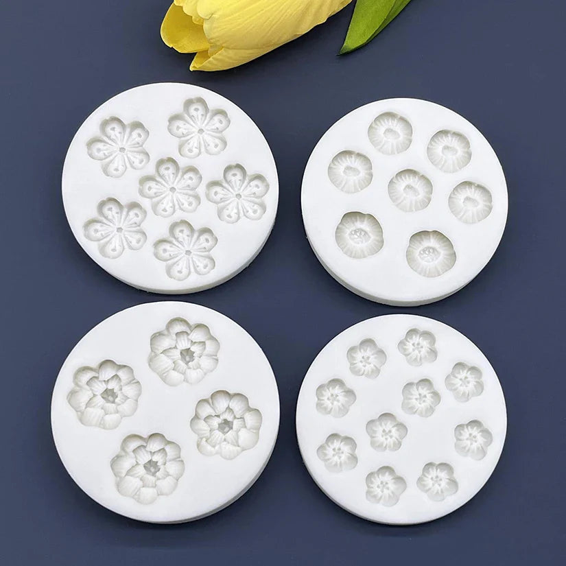 Flower Daisy Silicone Mold — Sugarcraft, Fondant & Cupcake Baking Tool for Cake Decoration