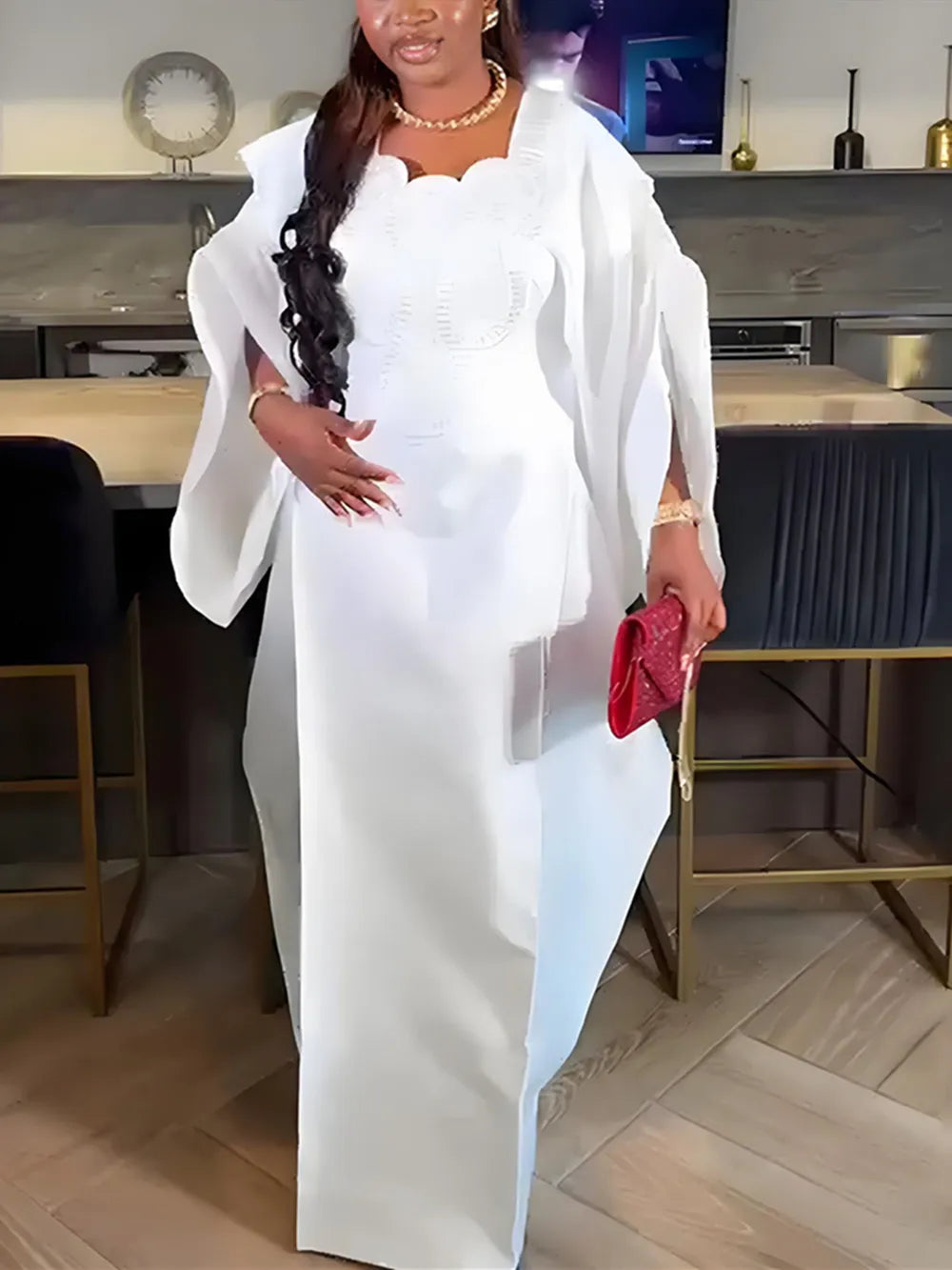 African Dresses for Women - Traditional Dashiki Ankara Gown, Abaya, Kaftan Maxi Long Dress
