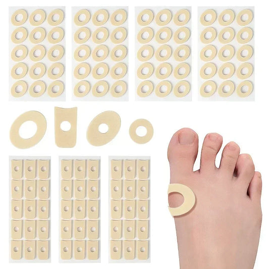 15PCS Callus Cushions & Heel Pads – Foam Toe, Corn & Bunion Protectors for Foot Comfort (4 Types)