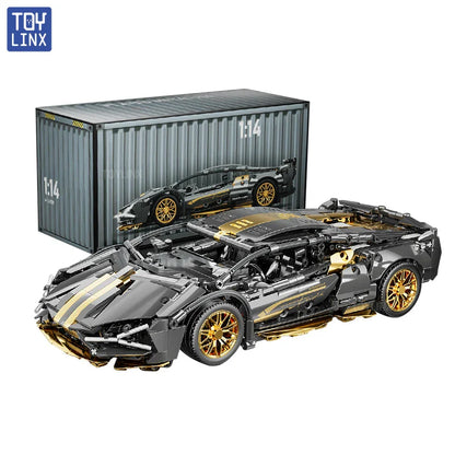 ToylinX 1:14 Supercar Building Block Toy – Optional Power Group, Technology Design for Adults & Kids, Christmas Gift with Box
