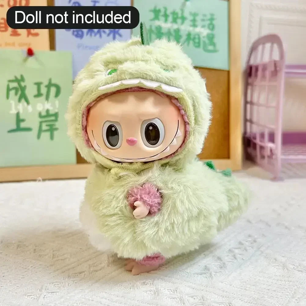 17CM Labubu Cute Milk Doll Clothes – Handmade Outfit Accessories for V1 & V3 Dolls