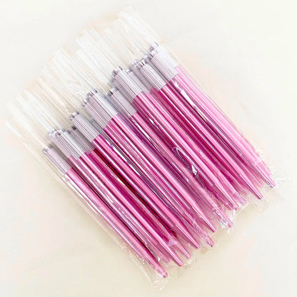 10pcs Permanent Makeup Eyebrow Tattoo Pens — Manual Tebori Microblading Stainless Steel Lock-Pin Tools
