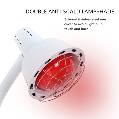 Beauty Timer Health Care Lamp – 2 Head Floor Stand Infrared Heat Therapy Lamp for Physical & Medical Treatment