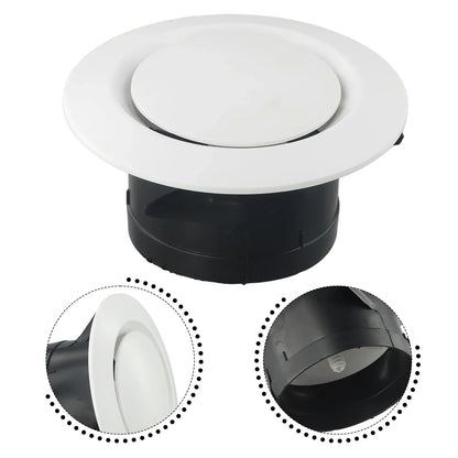 75-200mm ABS Ceiling Air Vent Grille – Adjustable Hot Air Diffuser Cover for Home Improvement