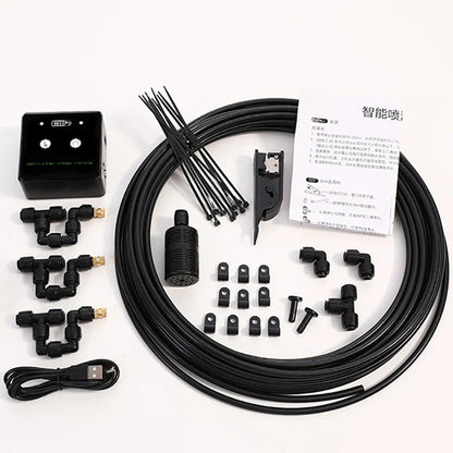 WiFi Automatic Rainforest Mist Sprayer System Kit – Smart Irrigation Timer Humidifier for Reptile Terrarium & Plant Care