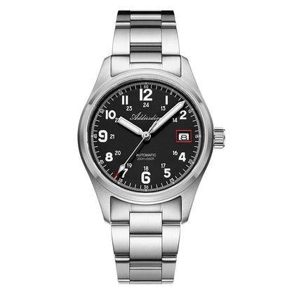 ADDIESDIVE AD2070 Men’s Automatic Mechanical Watch – Sapphire Crystal, 20Bar Waterproof, Super Luminous Stainless Steel