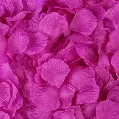 Red Artificial Rose Petals - Silk Flower Simulation for Valentine's Day, Wedding, & Christmas Decor