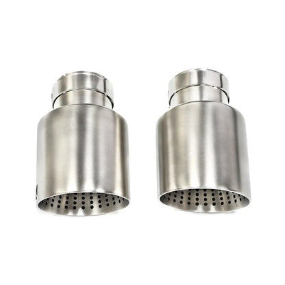 Matte Stainless Steel Car Exhaust Tip — Universal 60-63mm Muffler Nozzle for VW GTI MK7 Golf7