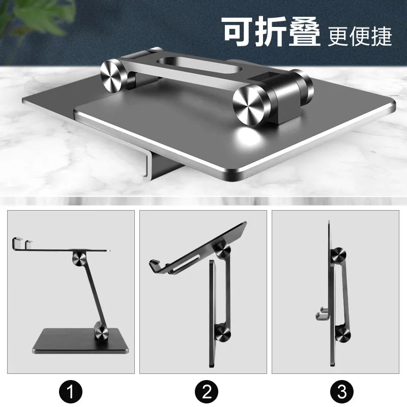 Adjustable Desktop Tablet Dock Stand – Holder for iPad Air M4 2024, Xiaomi Pad 6 Pro/6S, Kindle 9–13 Inch
