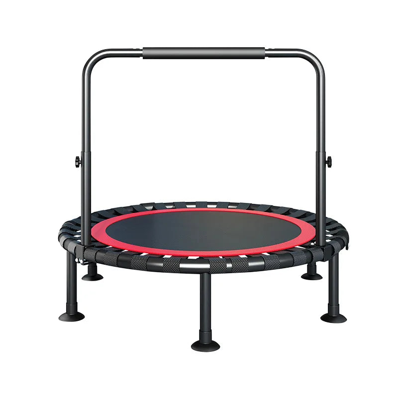 Household Indoor Trampoline – Foldable Thickened Steel Pipe Bounce Bed for Kids and Adults