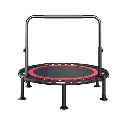Household Indoor Trampoline – Foldable Thickened Steel Pipe Bounce Bed for Kids and Adults