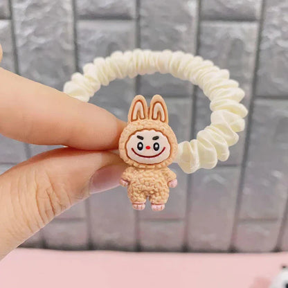 Cute Anime Hair Ropes – Elastic Hair Ties for Women and Girls