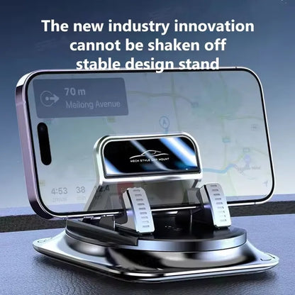 Car Dashboard Phone Holder - Anti-Slip Silicone 360° Rotating Universal Navigation Mount