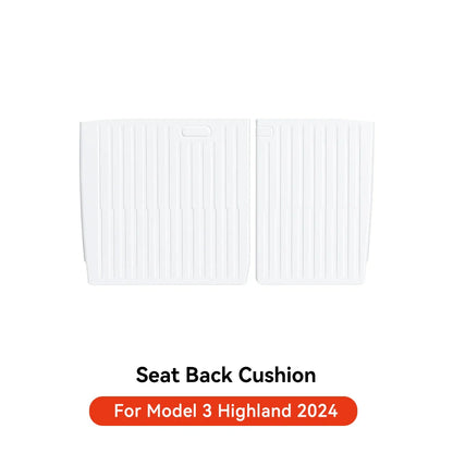 YZ TPE White Foot Pad — Fully-Surrounded Floor Liner for Tesla Model 3 & Model Y (2021–2025) | Waterproof, Non-Slip