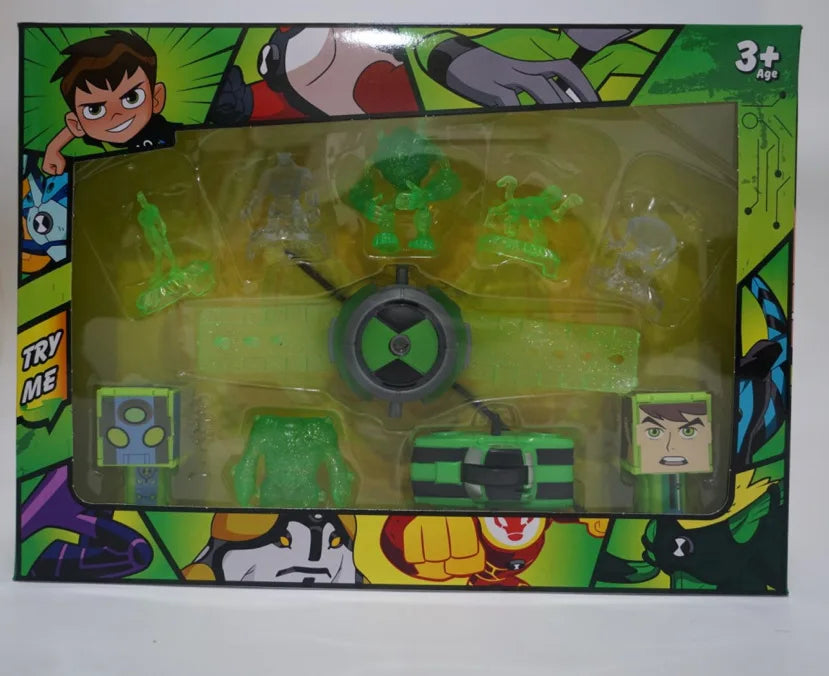 Omnitrix BEN10 Action Figure – Ben Tennyson Projection Watch with Sound & Light, Kids’ Smart Toy Gift