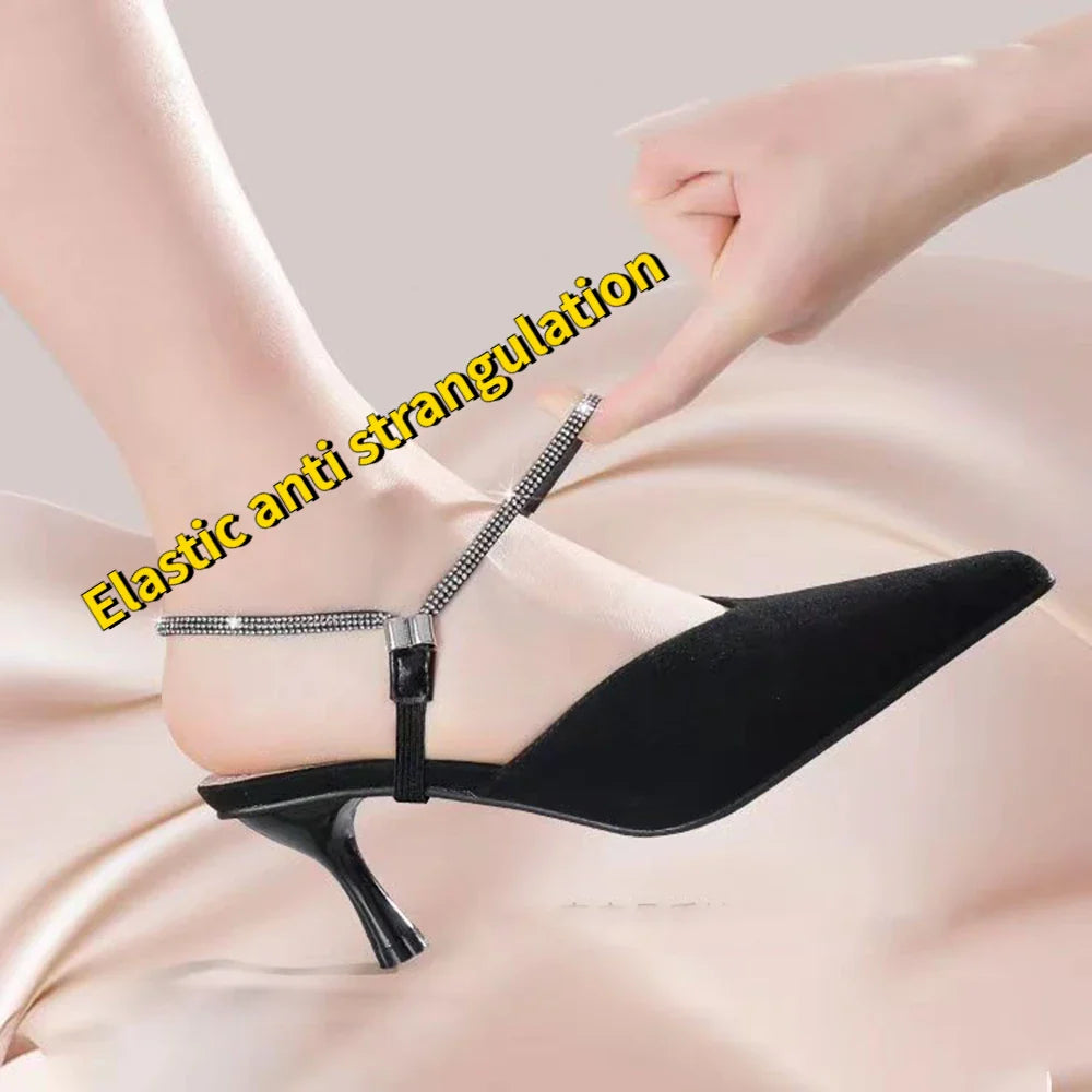 Women's Shoelaces Free Triangle Bundle - Adjustable Shoe Belt for High Heels - Ankle Holding Loose Anti-Skid Bundle Laces Tie Straps Band